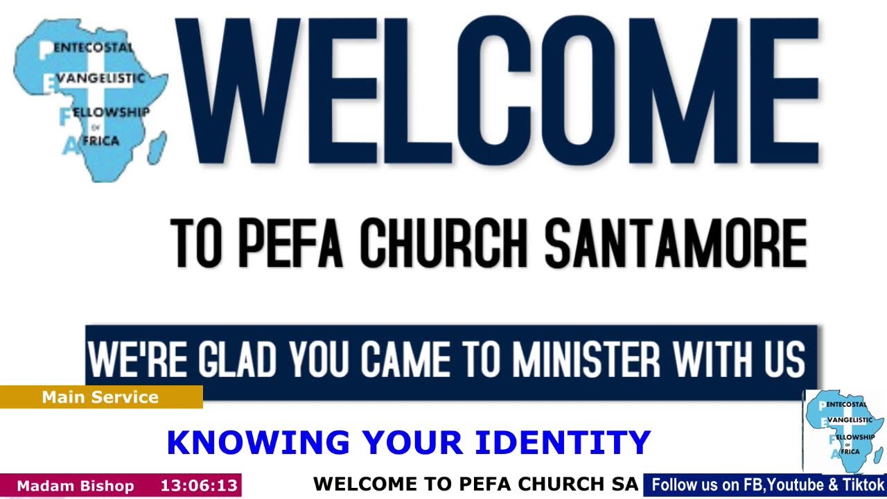 PEFA Church Santamore Online Church Service