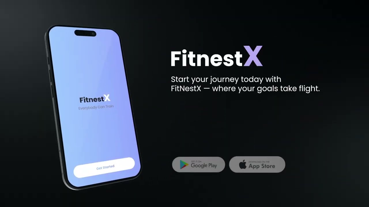 Professional Fitness App Promo Video | Showcase Your App with Stunning Motion Design