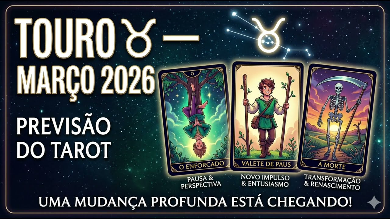 ♉ TOURO MARÇO 2026 PAUSA, DESPERTAR E ENCERRAMENTO DE CICLO O QUE PRECISA MORRER PARA O NOVO NASCER