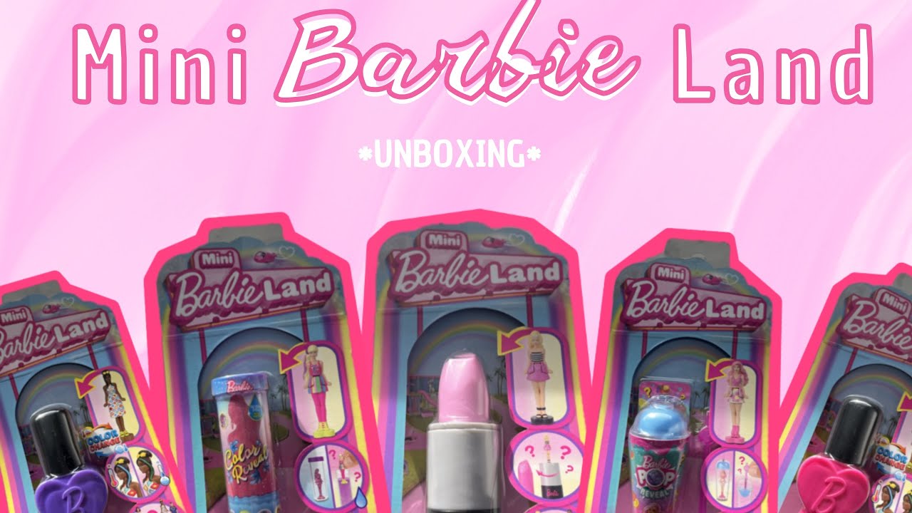 [ASMR] UNBOXING Mini Barbie Land 💄