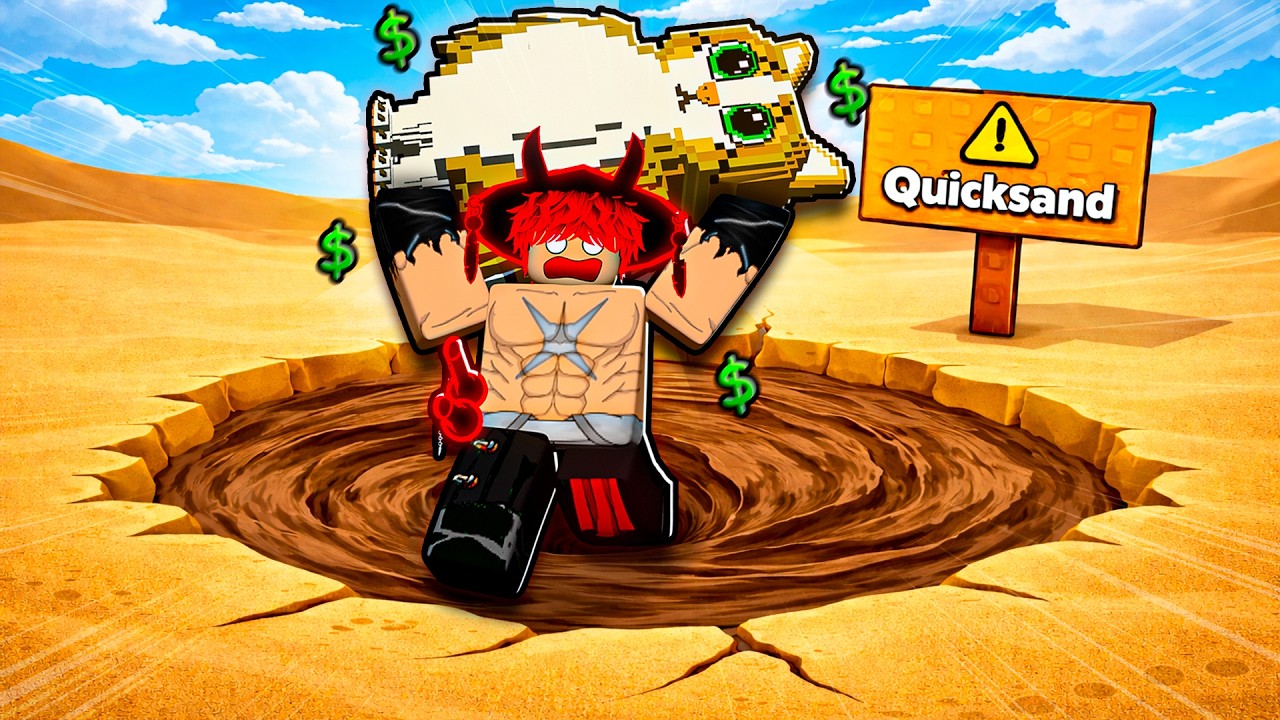 ESCAPE DA AREIA MOVEDIÇA PARA SALVAR OS BRAINROTS NO ROBLOX