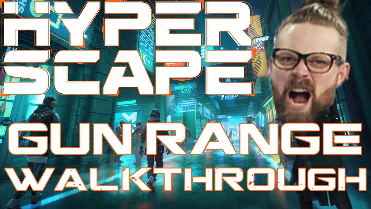 HyperScape Gun Range Walkthrough - All Weapons Fusions, Range, and Damage!