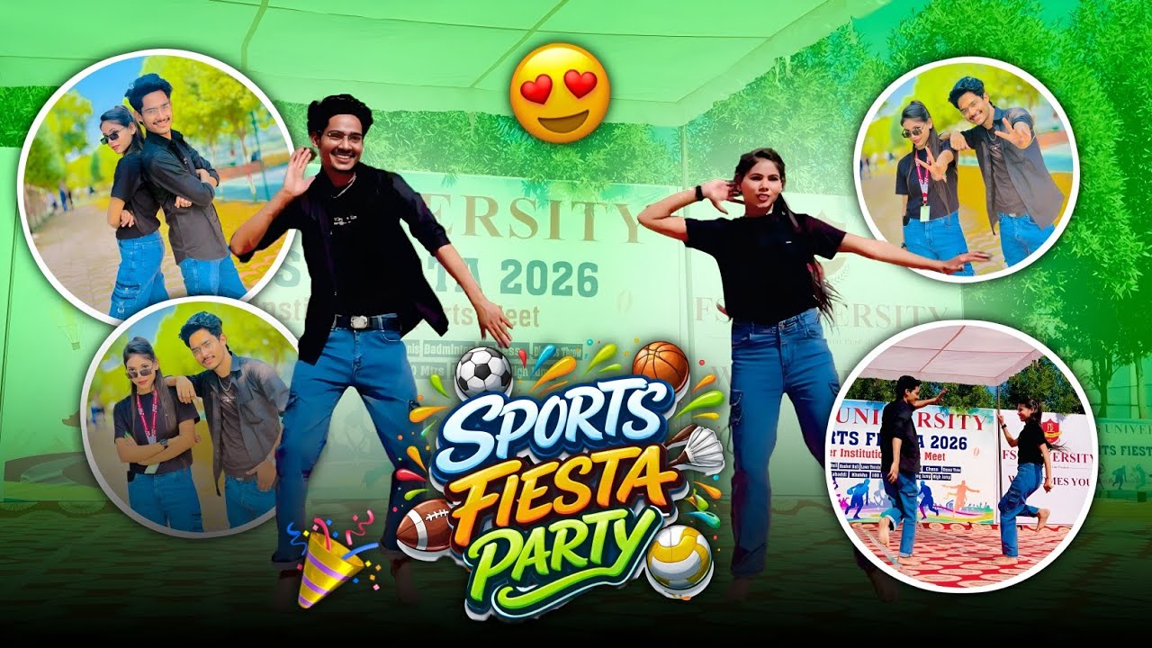 Sport Fiesta 2026 🔥 FS University Dance Night | Crazy Crowd Reaction 😱