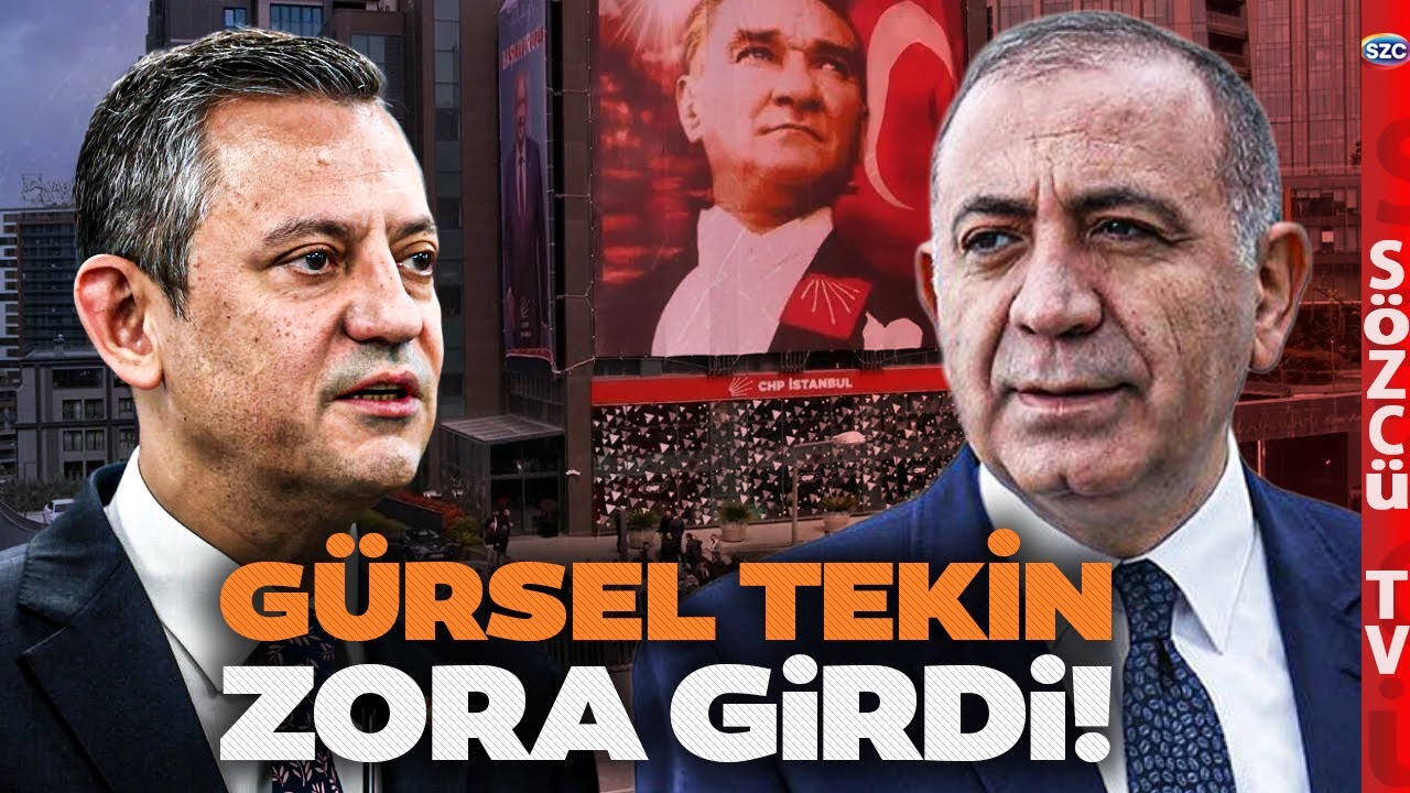 CHP ve Kayyum Krizinde Yeni Gelişme Yeni Hamleler! Gürsel Tekin Zorda! Özgür Özel Eğer...