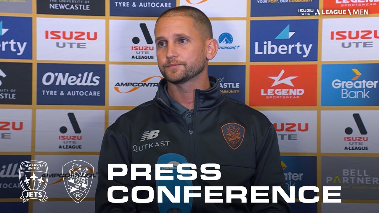 Ben Cahn | Press Conference | Newcastle Jets v Brisbane Roar