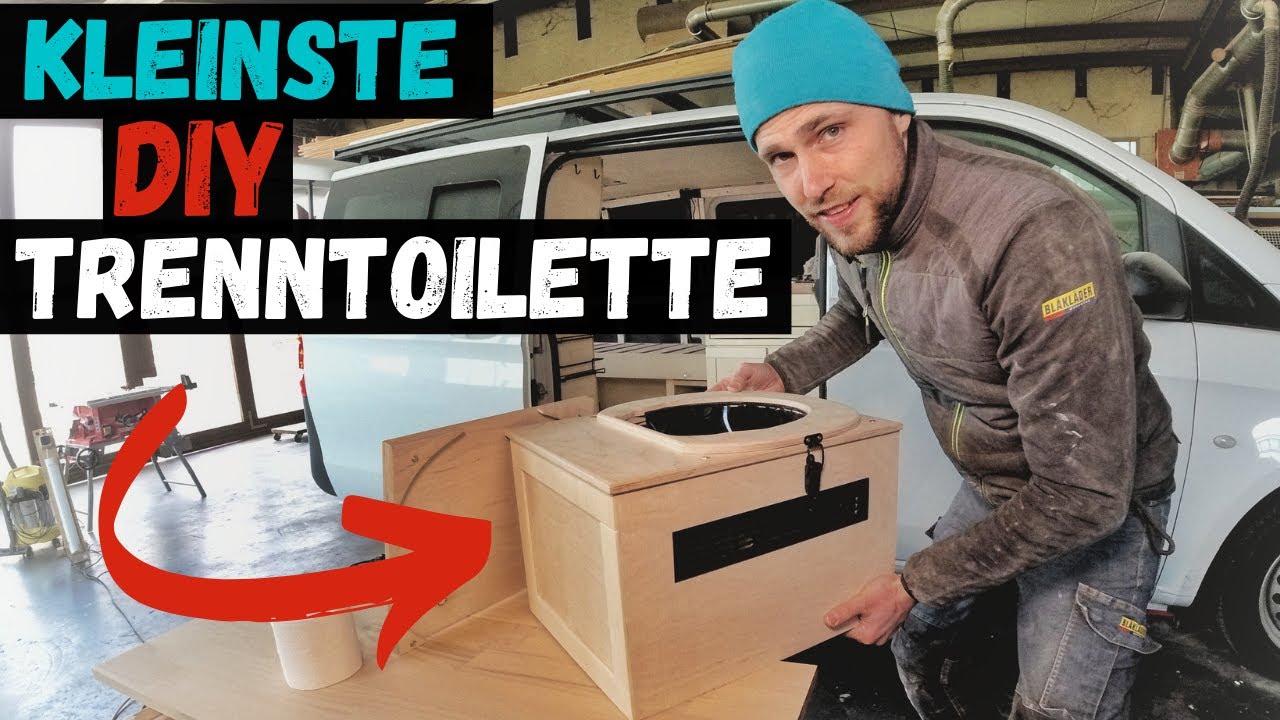 Kleinste Wohnmobil Trenntoilette DIY💩 | Mini Trockentrenntoilette | Mercedes Vito Camper Ausbau
