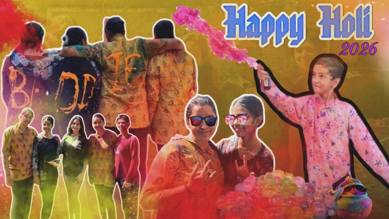 HOLI-2026:EPIC COLOR WAR🧡🌈|CRAZY MANNAT VLOGZ🌟|