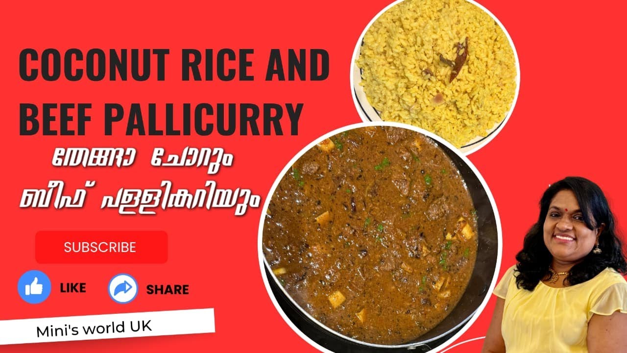 Coconut Rice and Beef Palli Curry