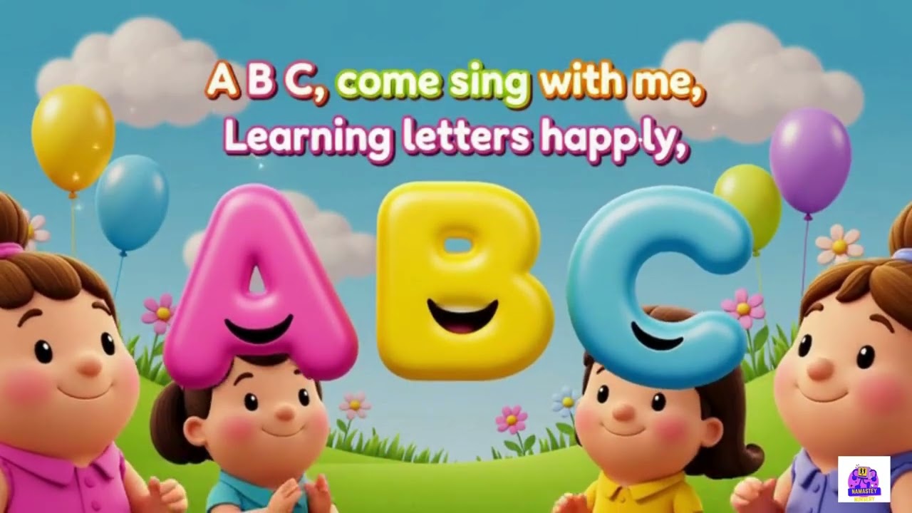 “ABC Song | Learn A to Z with Joy & Music | Namastey Nursery”