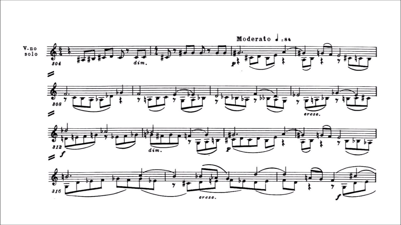Dmitri Shostakovich - Violin Concerto No. 2 [With score]