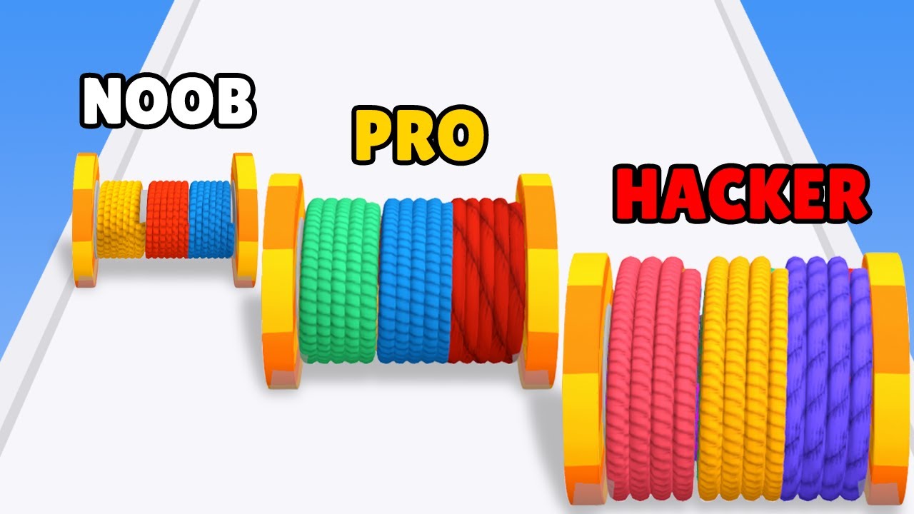 NOOB vs PRO vs HACKER in Spool Run