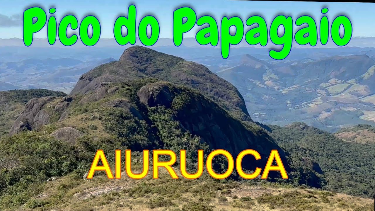 Pico do Papagaio - AIURUOCA - 2105 msnm, com vista para todos os lados