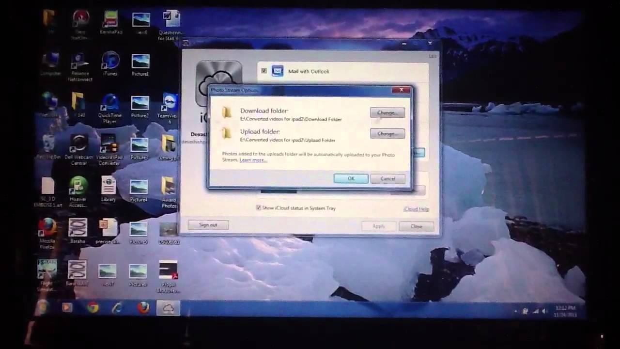 Photostream on your windows pc