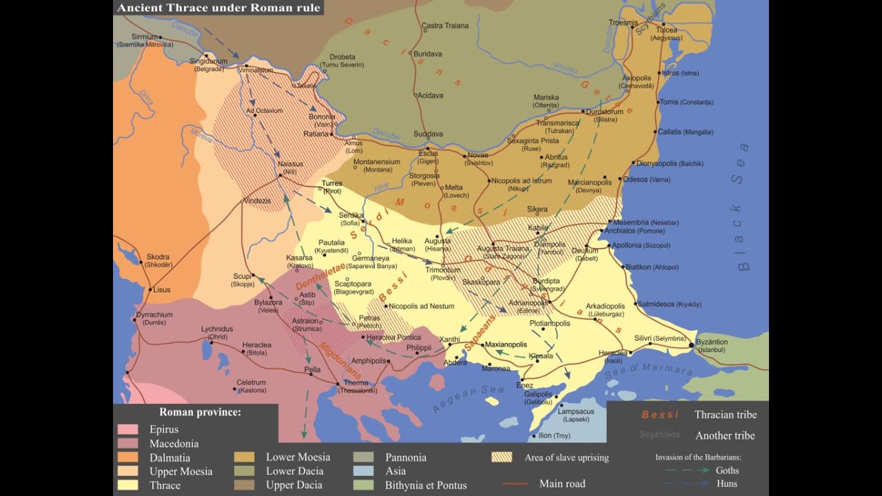 Roman Moesia and Thracia