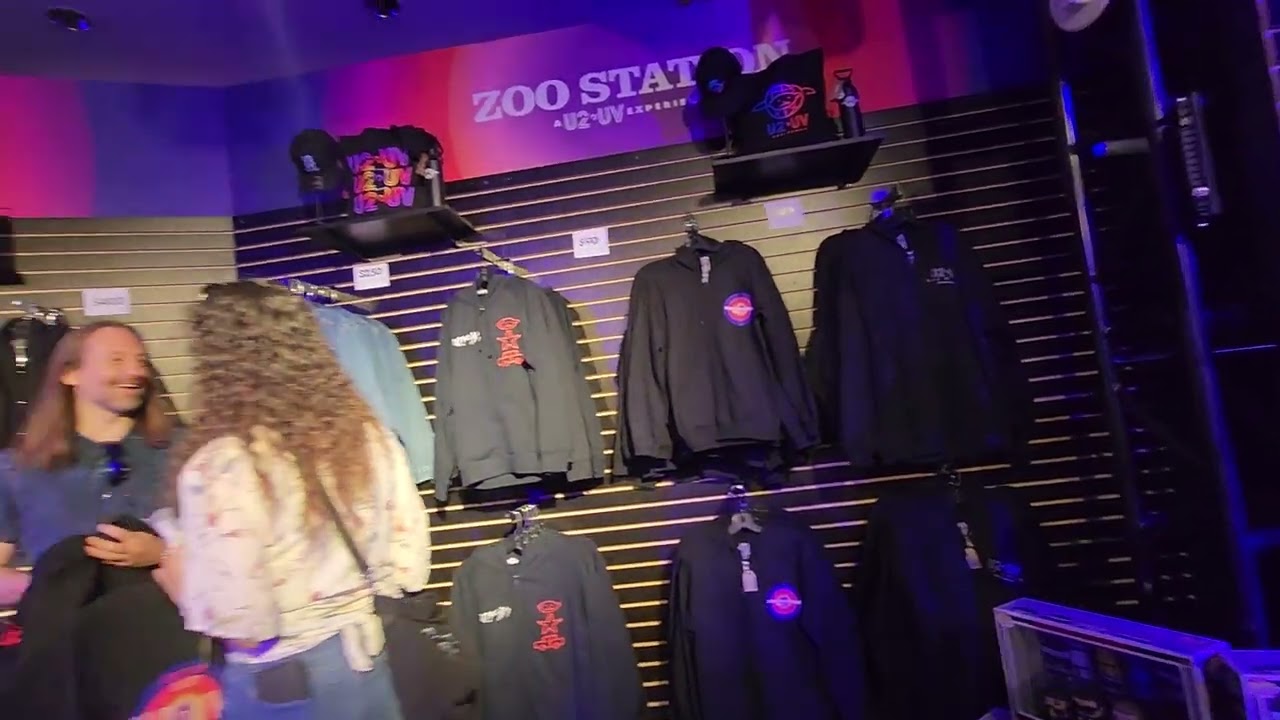 U2 Zoo Station at the Venetian Walk-through Sept. 28, 2023