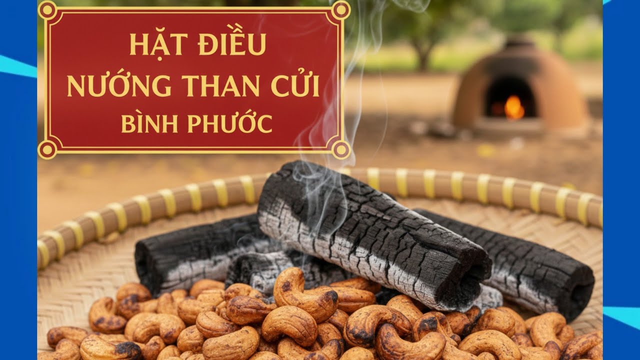 Hạt điều nướng than củi, thơm ngon mời bạn ăn nha