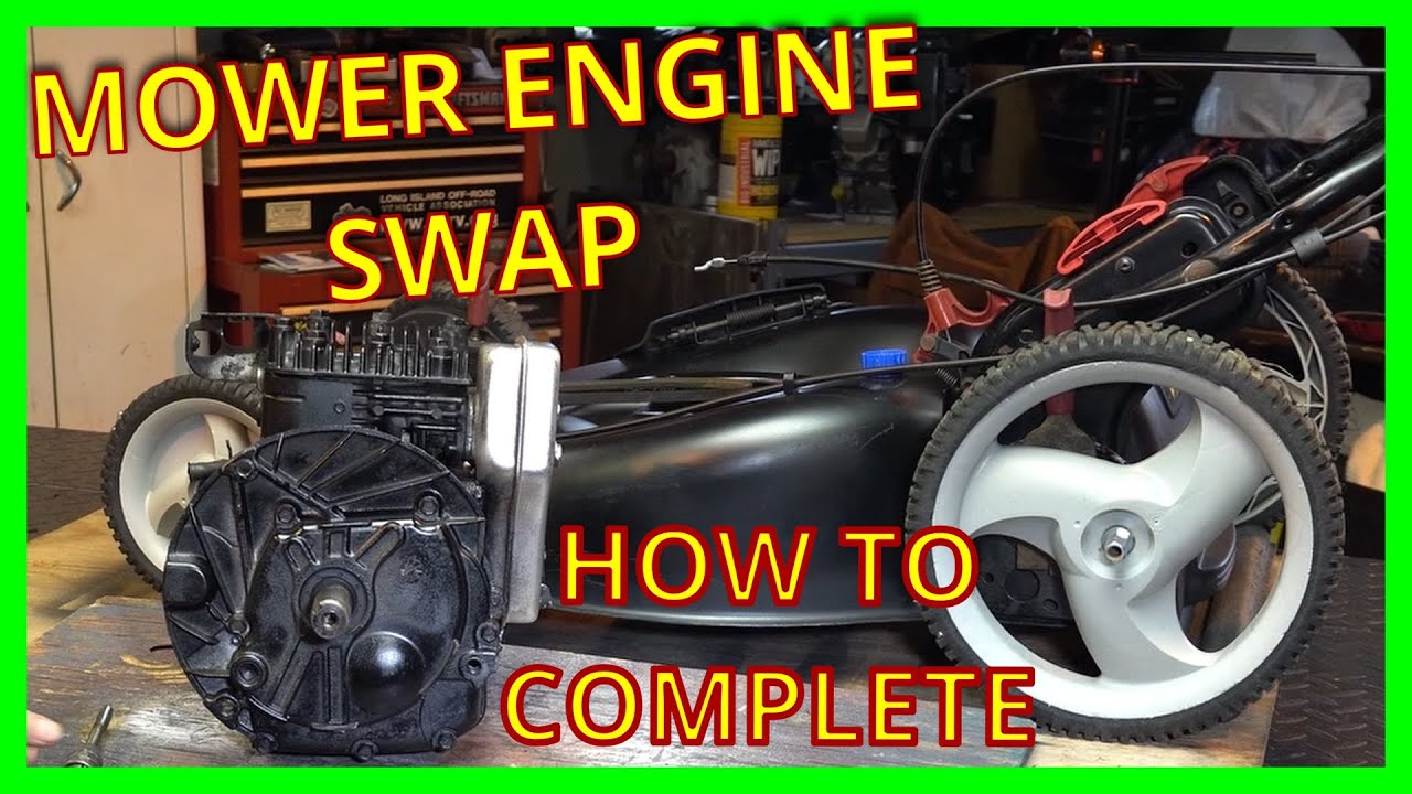 How to Swap out a Blown Briggs 190cc Flat Head Engine~Removing Blade Adapters with Pitman Arm Puller