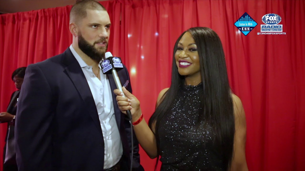 Kelsey Nicole Nelson interviews Creed II Star Florian Munteanu During Fight Night DC