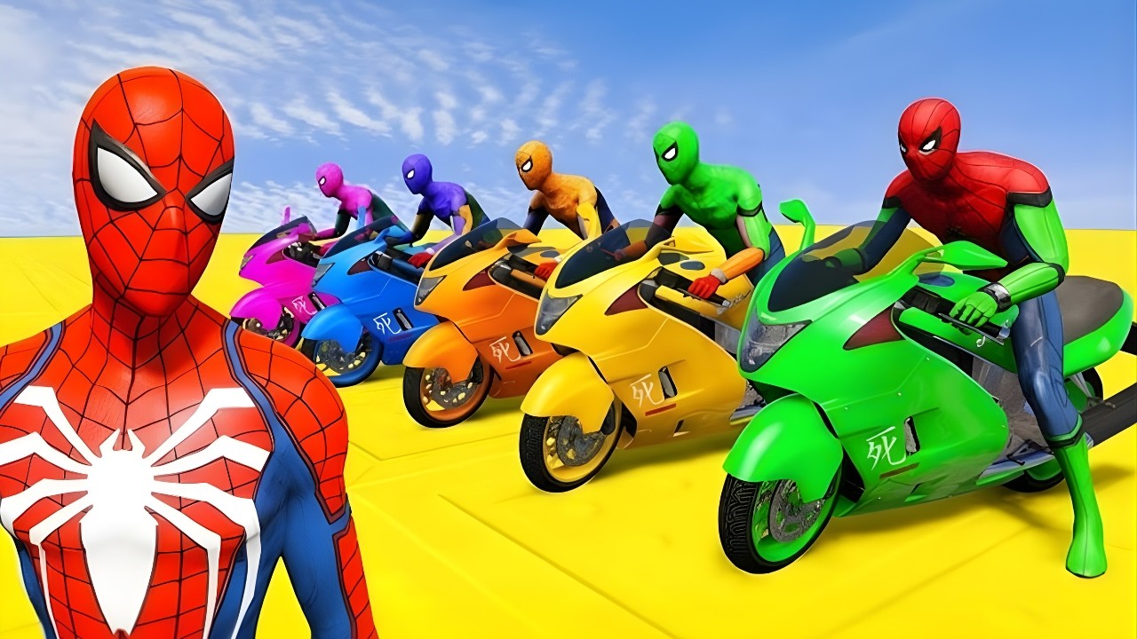 الرجل العنكبوت انقاذ باتمانSpider-Man Rescue batman vs iron man vs venom funny Game GTA 5 superhero