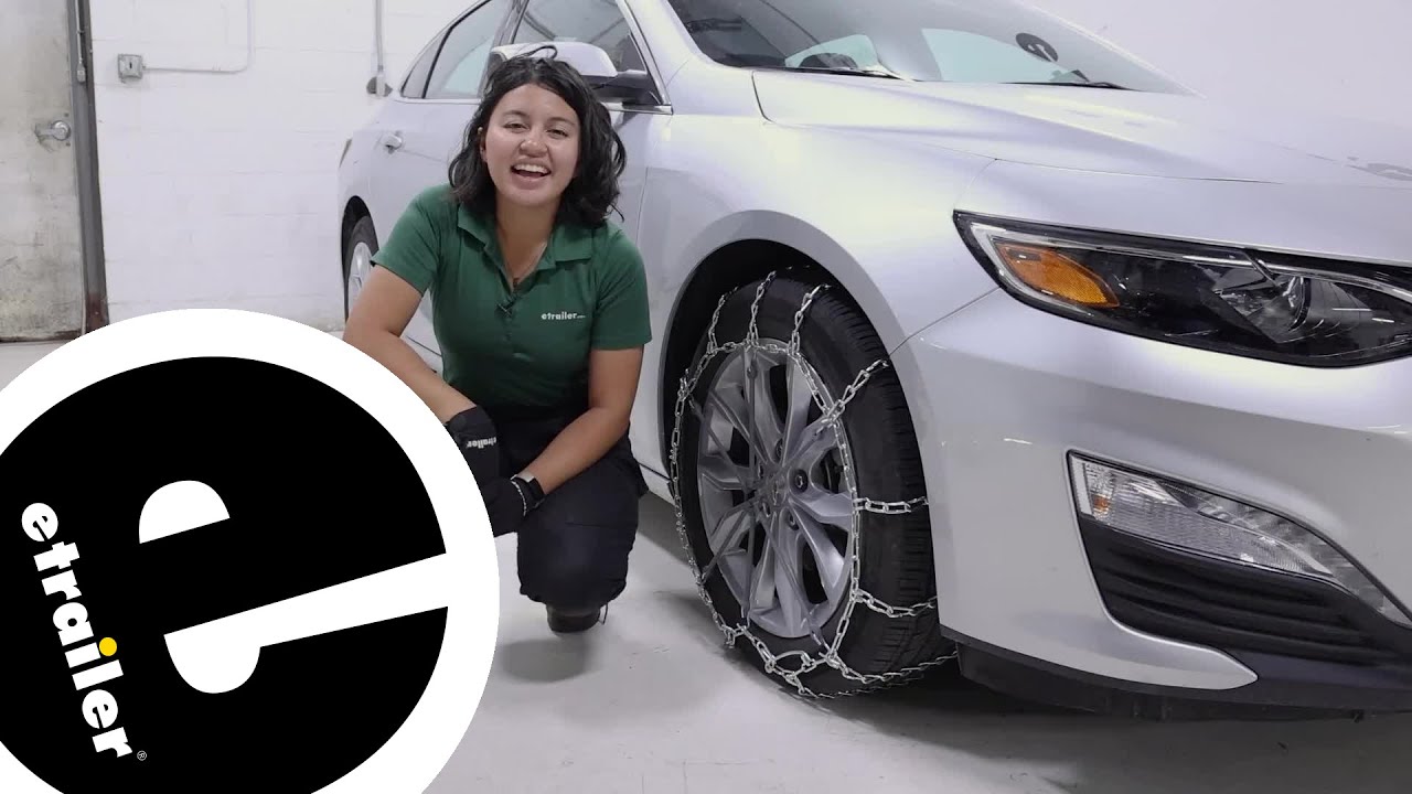 Beginner&rsquo;s Guide to Installing the Titan Chain Low Profile Tire Chains on a 2022 Chevrolet Malibu