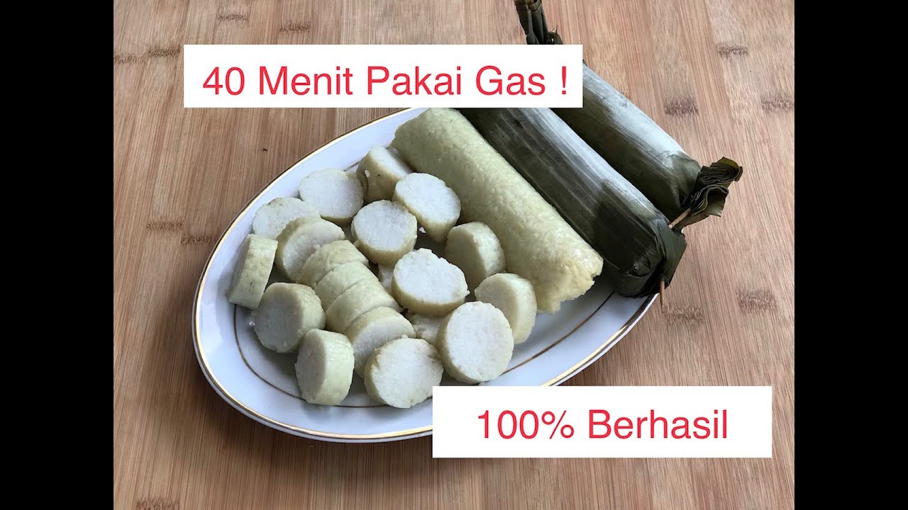 LONTONG BERAS PULEN BUNGKUS DAUN 40 MENIT DI ATAS API. HEMAT GAS !!