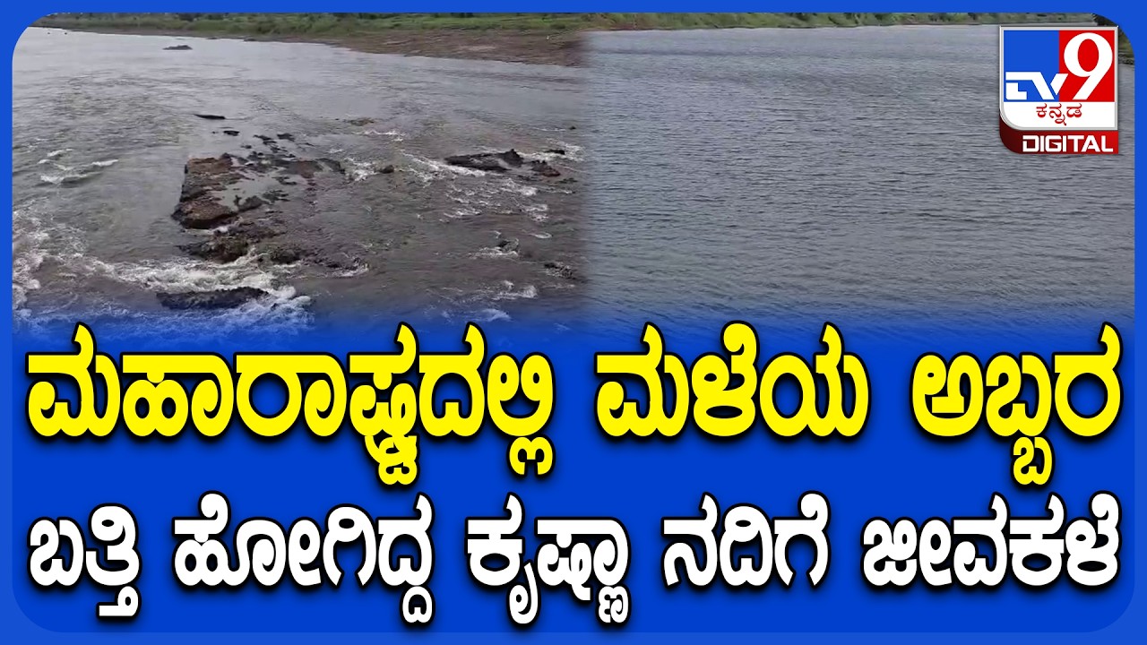 Krishna River: ಕಳೆದ 2 ತಿಂಗಳಿನಿಂದ ಬತ್ತಿ ಹೋಗಿದ್ದ ಕೃಷ್ಣಾ ನದಿಗೆ 15 ಸಾವಿರ ಕ್ಯೂಸೆಕ್ ಒಳ ಹರಿವು | #TV9D