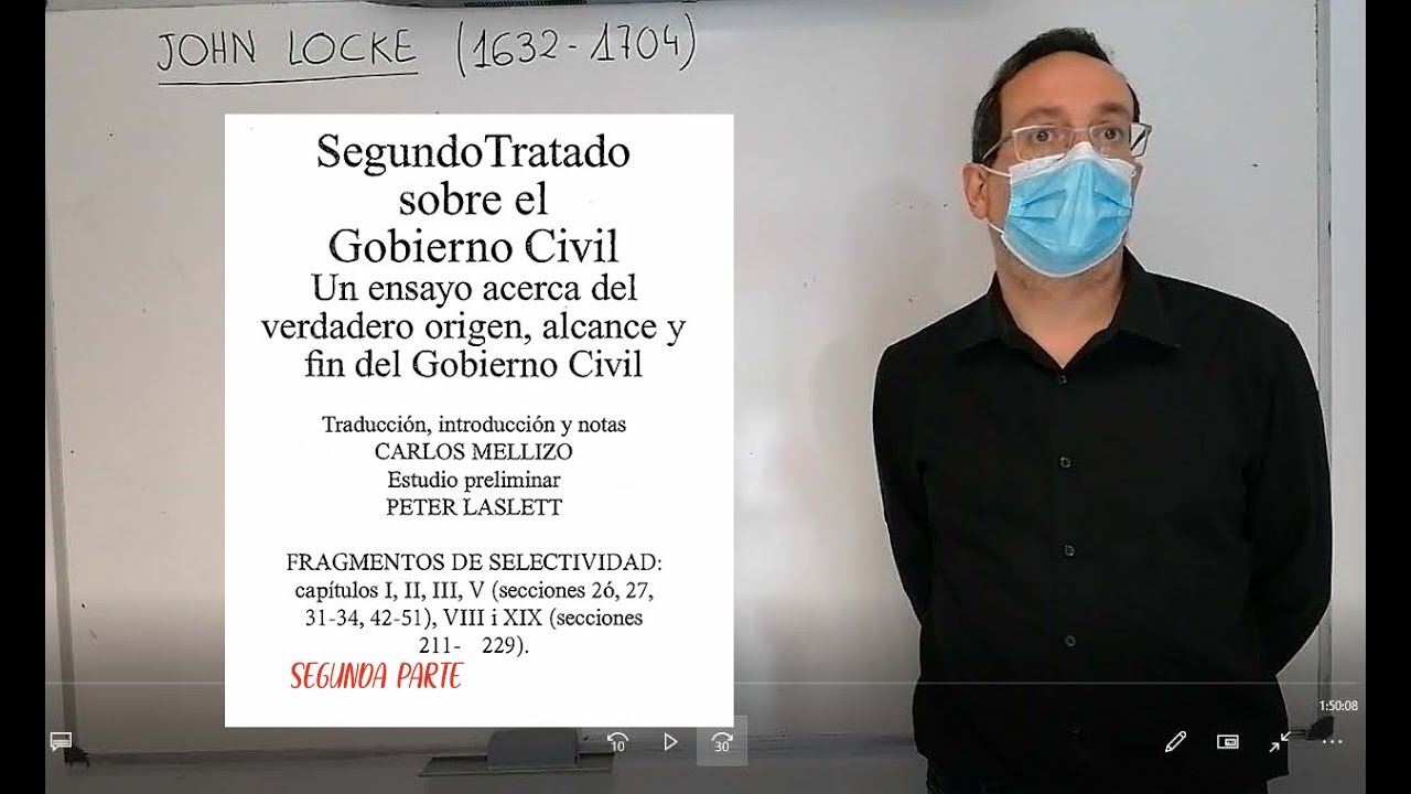 John Locke: Segundo Tratado sobre el Gobierno Civil. SEGUNDA PARTE