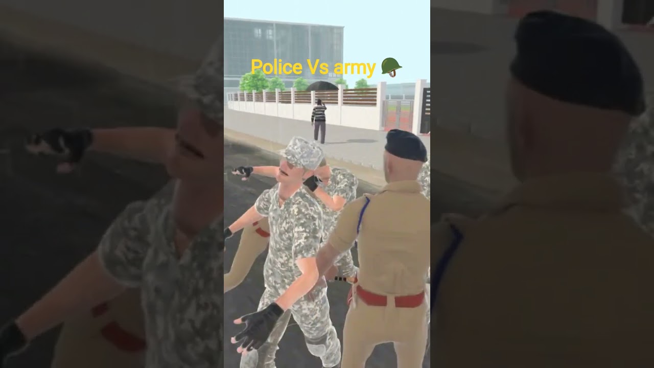 Indian City Mein Police Vs Army ⚔️ GTA Style Action 