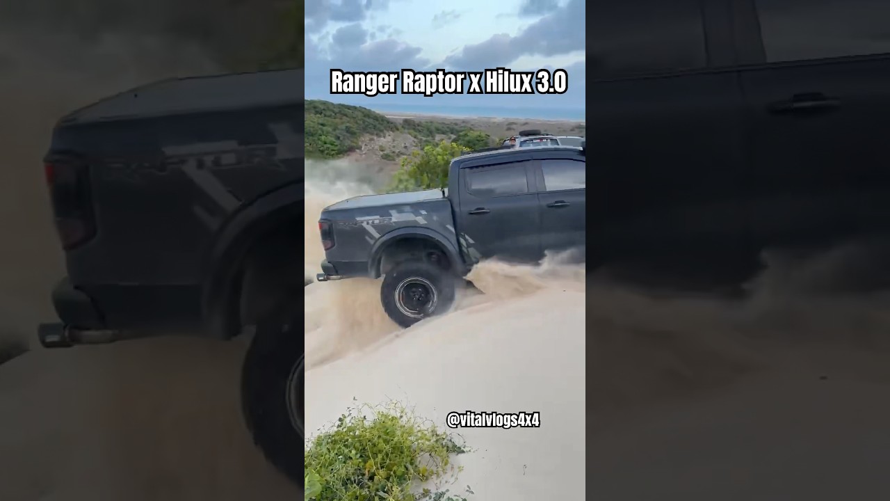 Ranger Raptor x Hilux stage 3 #ford #raptor #toyota #hilux #offroad4x4 #4x4 #offroading #brasil