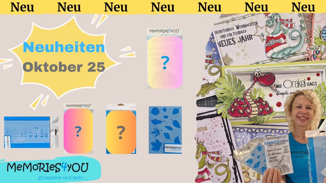 Memories4you - NEUHEITEN Oktober 2025