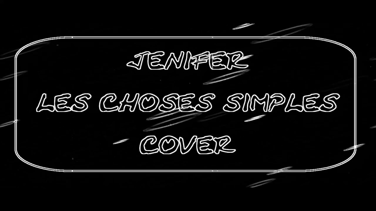 Jenifer - Les Choses Simples - Cover