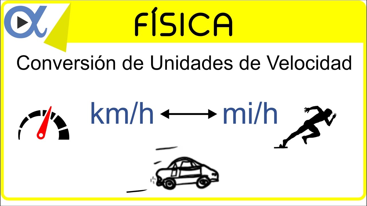 CONVERSIÓN DE UNIDADES DE VELOCIDAD: km/h a mi/h y mi/h a km/h
