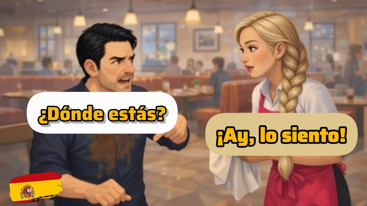 10 Short Everyday Spanish Dialogues (A1/A2) | Learn Easily
