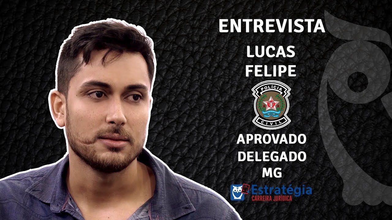 Lucas Felipe APROVADO no Concurso PC MG Delegado