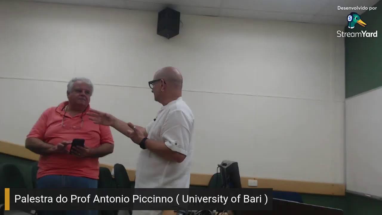 Palestra do Prof. Antonio Piccinno (University of Bari)