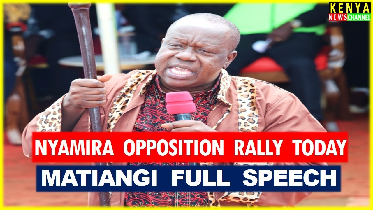 Matiangi EXPLOSIVE speech today Destroying Ruto at Nyamira with Kalonzo & Gachagua