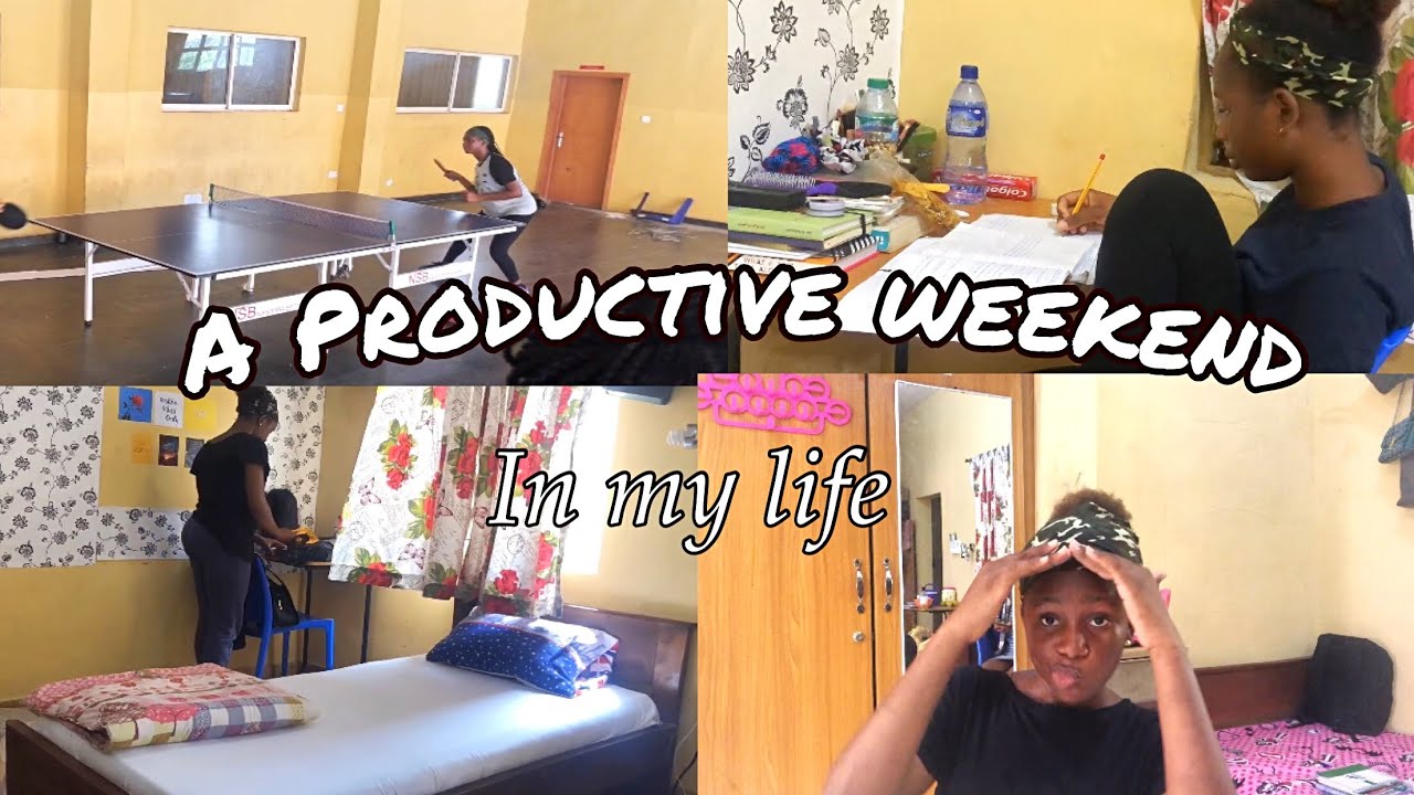 VLOG:PRODUCTIVE WEEKEND IN MY LIFE IIN ABUAD/NIGERIAN YOUTUBER
