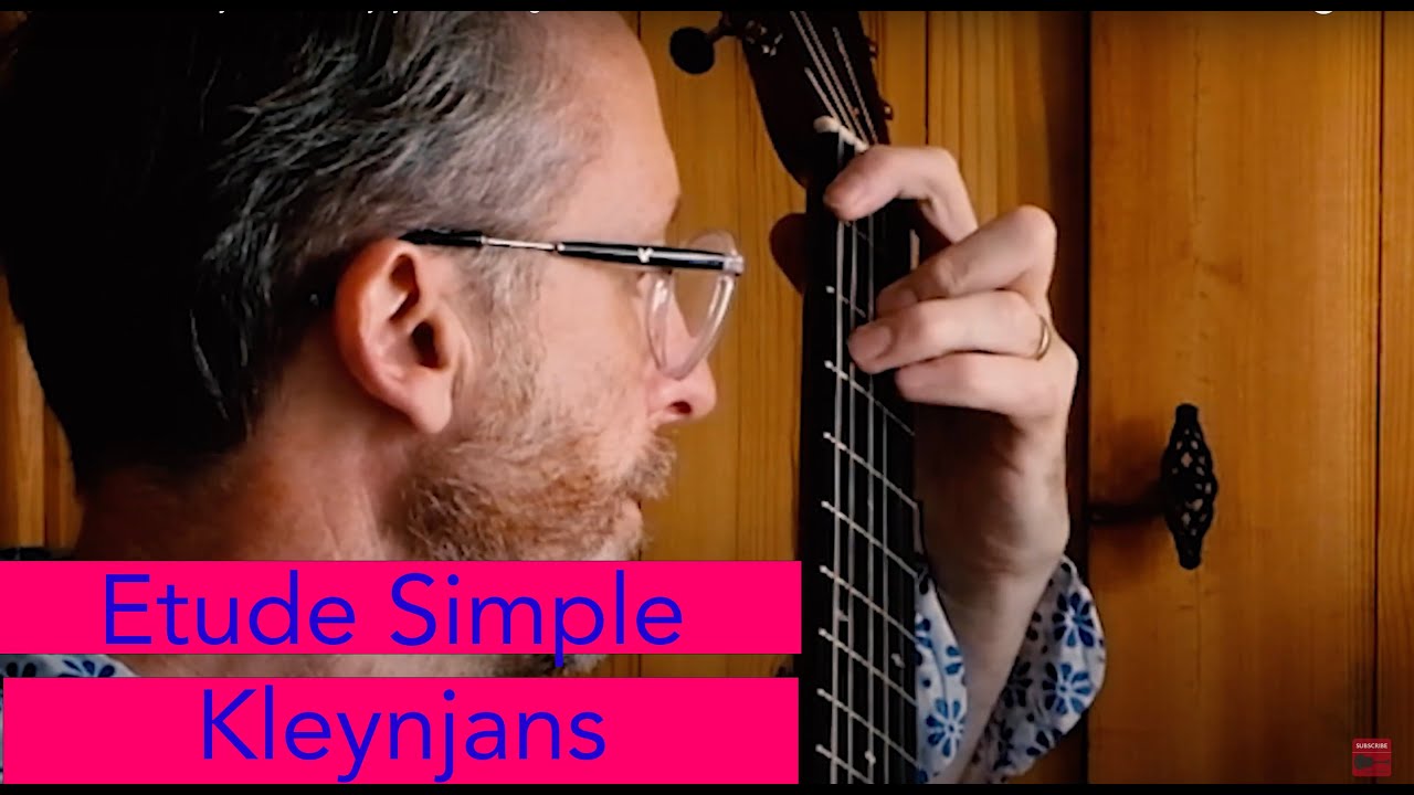 ETUDE SIMPLE by Francis Kleynjans, Bown guitar