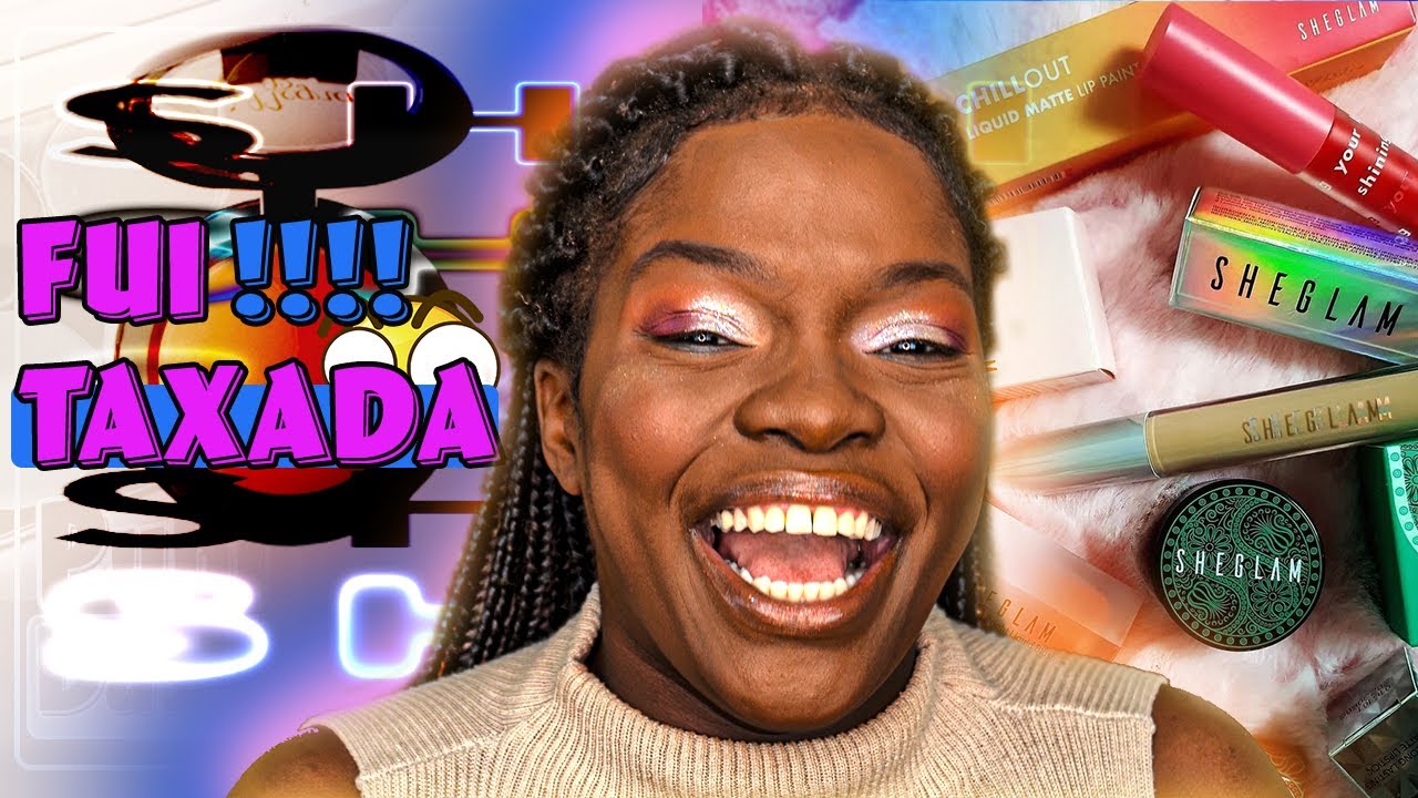 TESTANDO MAQUIAGEM DA SHEIN@sheglam_official - PELE NEGRA