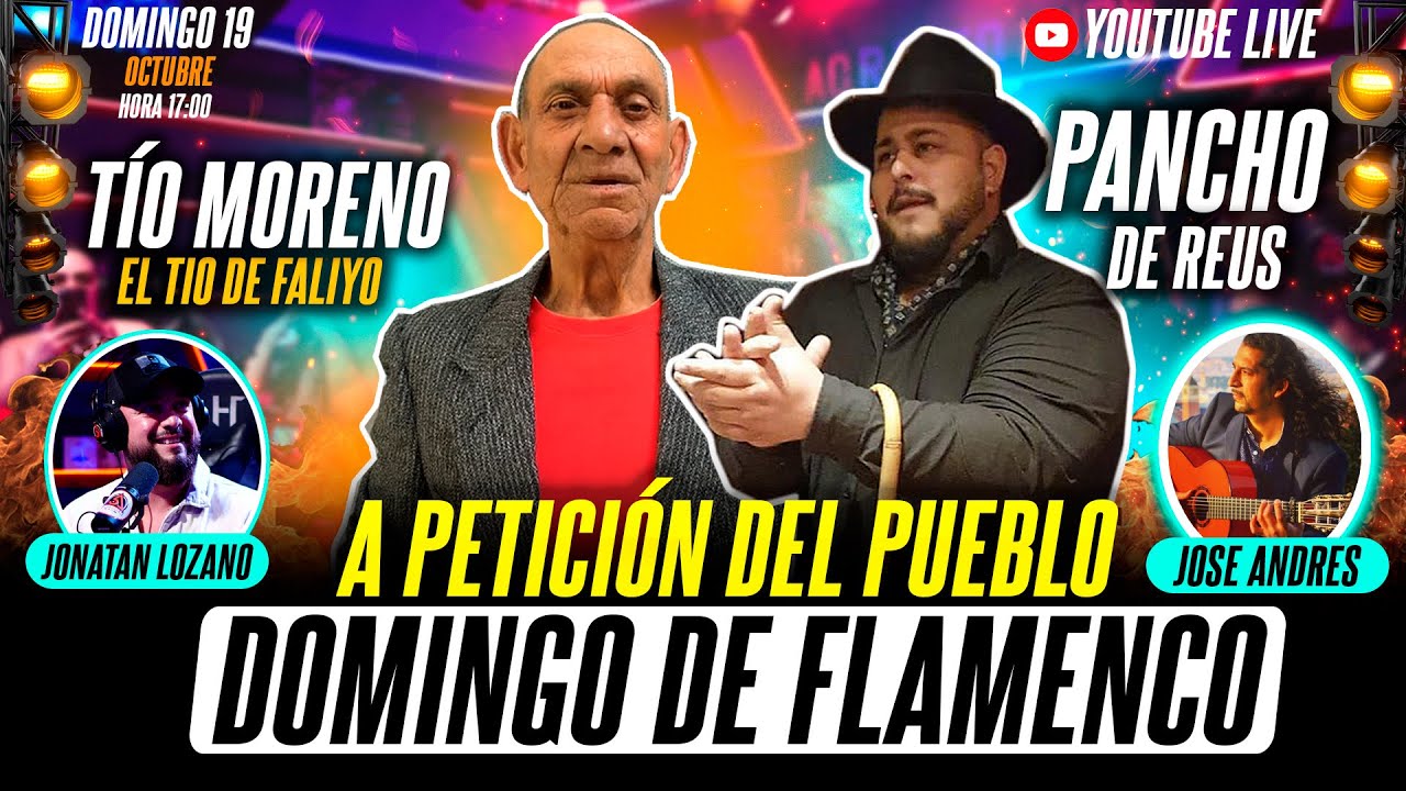 🎶 Domingo de Flamenco: El T&iacute;o Moreno y Pancho de Reus lo dan todo en AC Radio Show