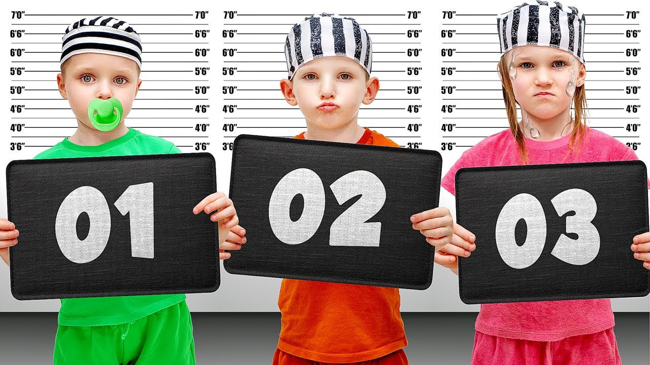 Cinq enfants s'échappent de la prison de la couleur