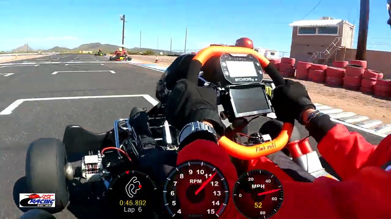 Paddle Shifter Kart.  Practice Session with Mechatron F1 Paddle Shift + Fanatec Magnetic Paddles