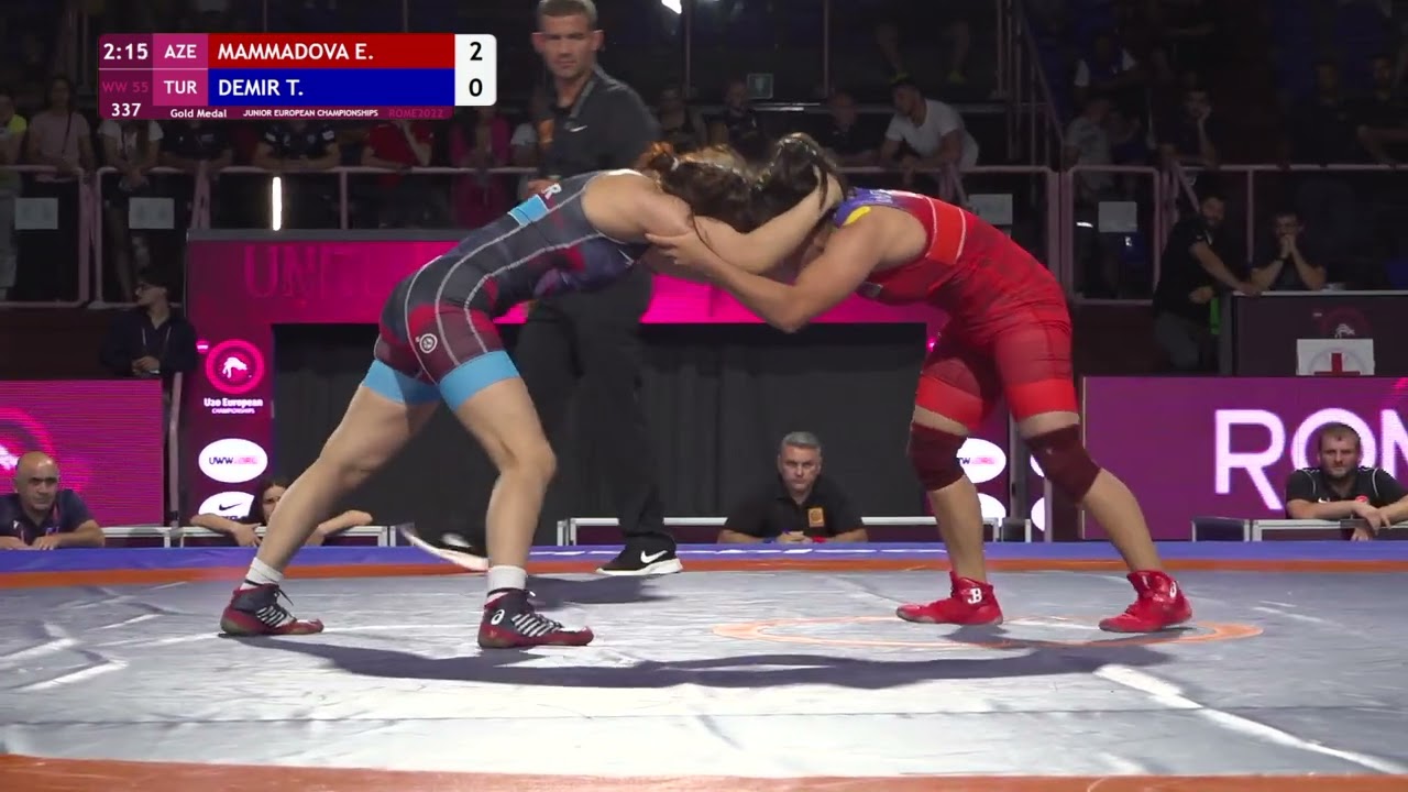 GOLD WW - 55 kg: E. MAMMADOVA (AZE) v. T. DEMIR (TUR)