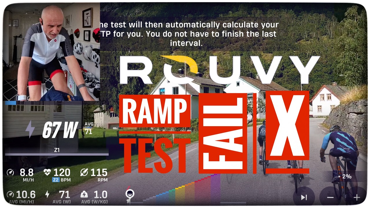 HELP..WHAT AM I DOING WRONG! Rouvy ramp test failure with zwift ride bike