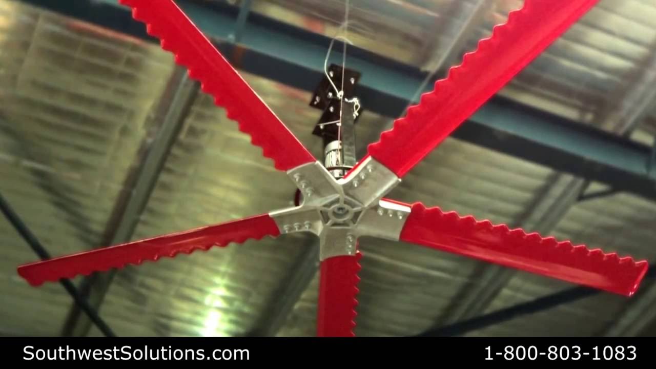 Most Energy Efficient High Velocity Low Speed Fan | Big Reversible HVLS Fans