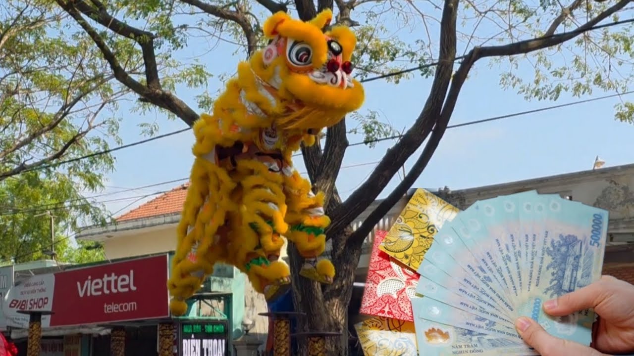 Mùng 7 Tết Múa Lân Mai Hoa Thung Nhận Lì Xì Khủng / Múa Lân Hay Nhất 2026 tại Vũng Tàu