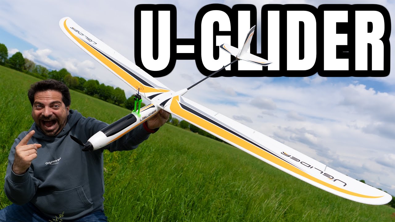 HookII U-Glider Fanstastico Aliante per Principianti che vola come se avesse uno stabilizzatore!