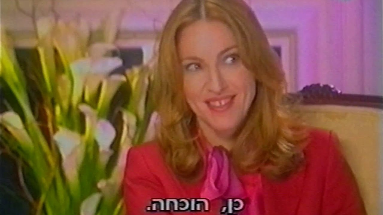 Israeli interview with Madonna for 