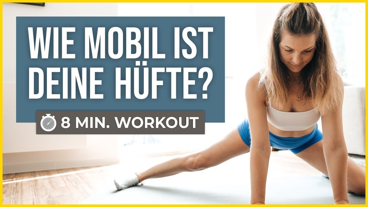 Mobilität deiner Hüfte steigern | 8 Min. Mobility Workout