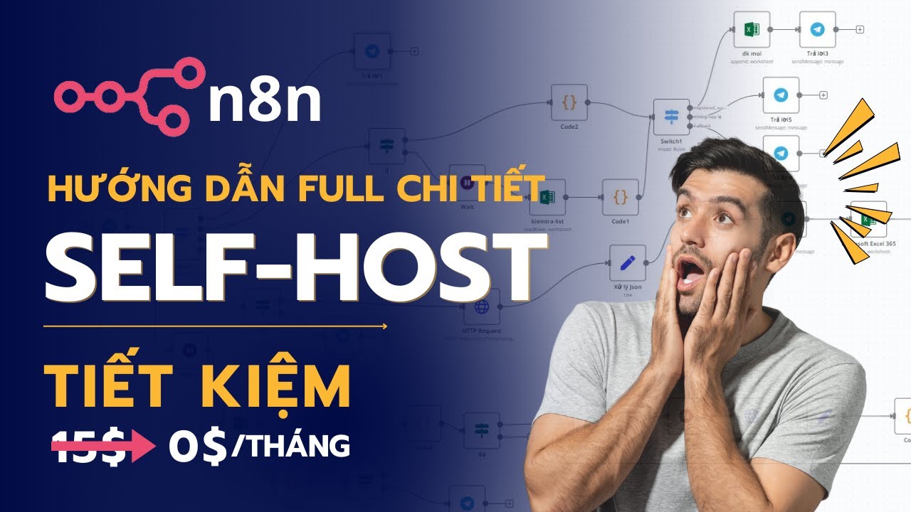 Tự Self host n8n FREE trên Cloud AWS cho người mới A-Z